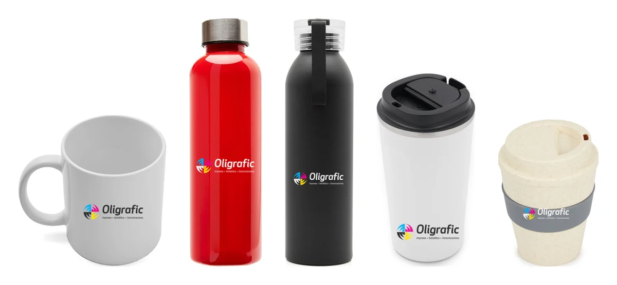 Botellas, mugs y vasos